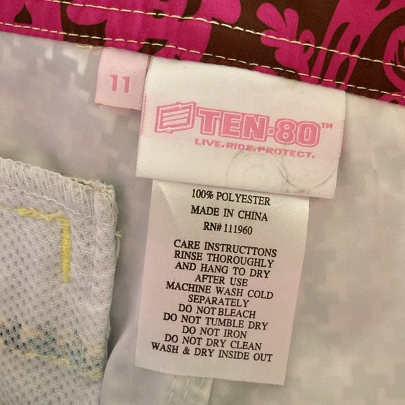 Women’s Ten-80 Kensington green Bermuda boardshorts size 11 - NWT - Picture 7 of 8